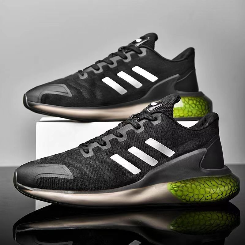 Pantofi de alergare pentru bărbați Alpha, partea superioară din plasă LYCRA respirabilă, talpă TPU + popcorn real, ușori, cu amortizare, casual sport