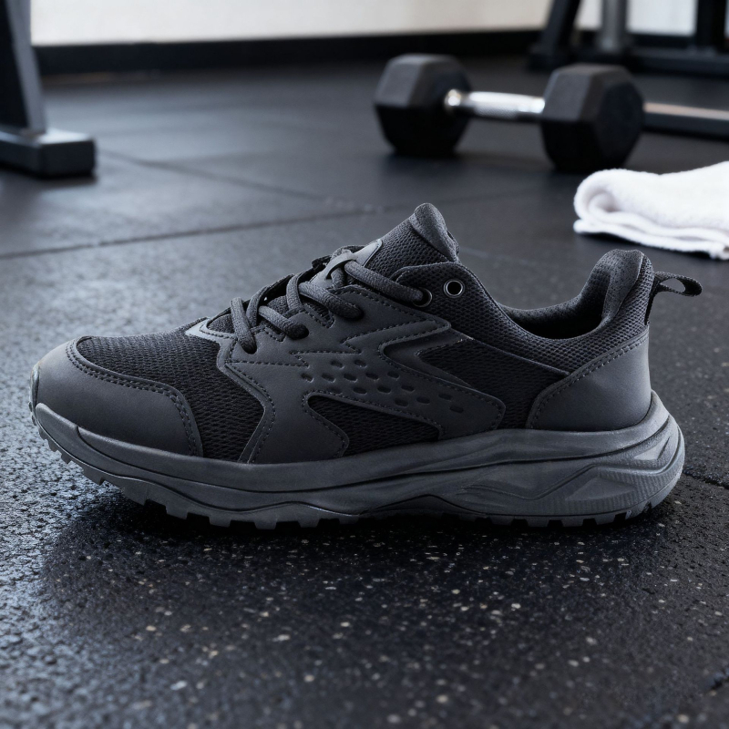 Vatrogasne trening tenisice – unisex, vezice, niski gornji dio, platnati gornji dio, PU ulošak