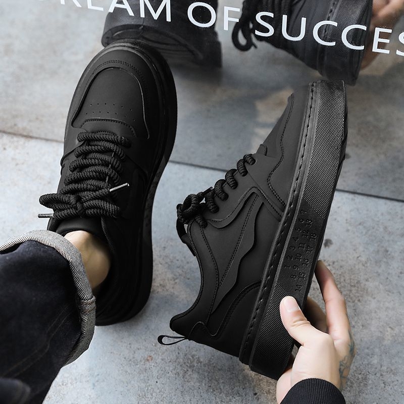 Ανδρικά χαλαρά sneakers για την άνοιξη, PU επάνω, EVA σόλα, με κορδόνια, χαμηλό άνω μέρος, αναπνέοντα