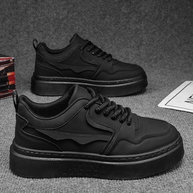 Ανδρικά χαλαρά sneakers για την άνοιξη, PU επάνω, EVA σόλα, με κορδόνια, χαμηλό άνω μέρος, αναπνέοντα