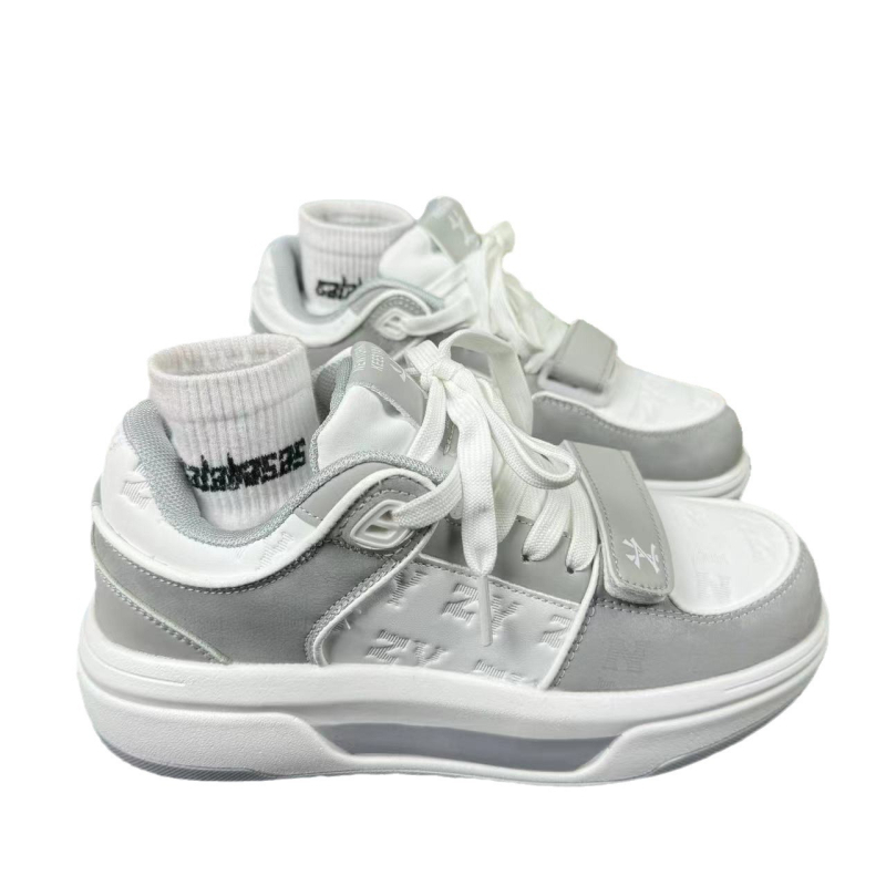 Πλατφορμικά Παπούτσια με επάνω μέρος από μικροϊνες, καουτσούκ σόλα, μεσαίου ύψους τακούνι 3-5 cm, κλείσιμο με κορδόνια, unisex