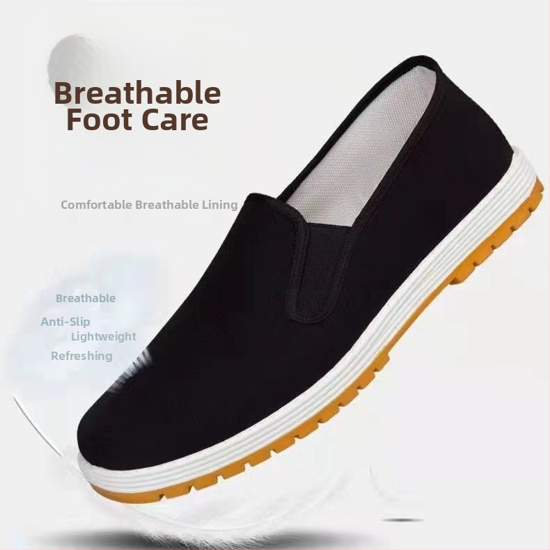 Unisex καμβά παπούtauσια με βουλκανισμένη σόλα, στρογγυλή μύτη, χαμηλό πάνω μέρος, σόλα από βοδινό τένοντα.