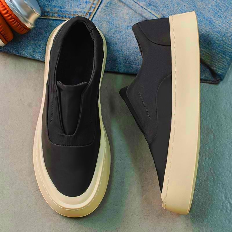 Kanvas slip-on tenisice - zaobljeni vrh, niski gornji dio, niski pet 1–3 cm, PVC đon