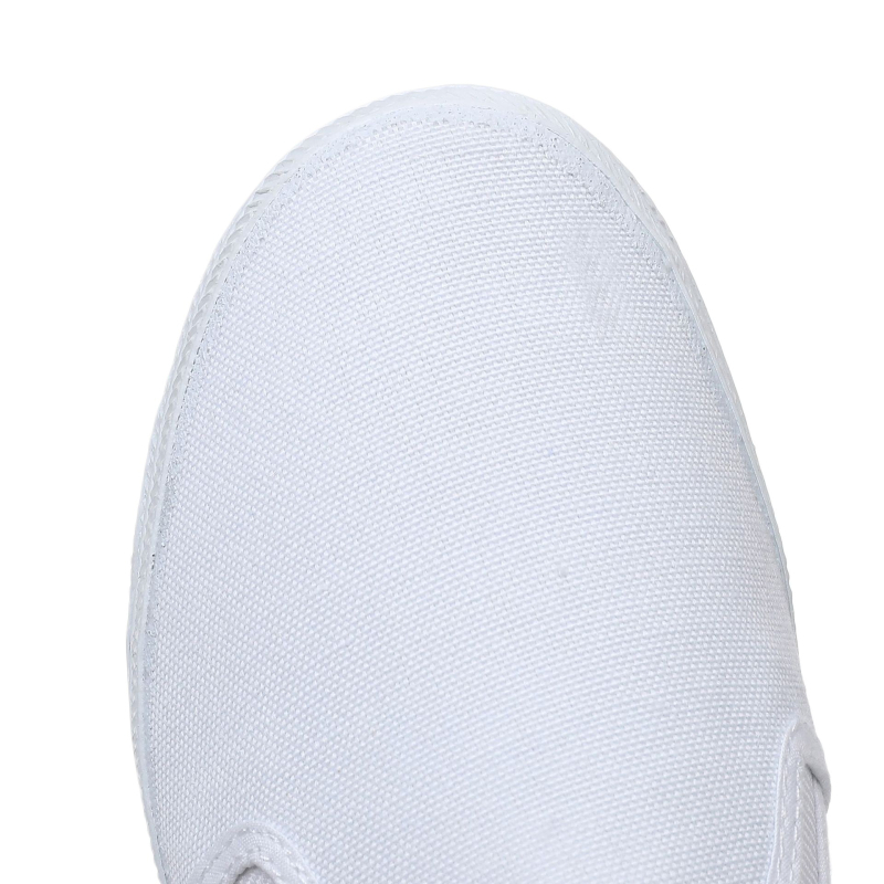 Muške platnene slip-on tenisice - niski kroj, oštar vrh, gumena potplat