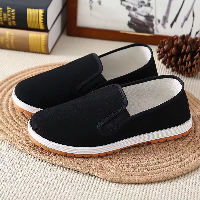 Unisex platnene slip-on tenisice, pamukast gornji dio, unutrašnjost od tkanine, plastična potplata injekcijski oblik, okrugli vrh, niski profil
