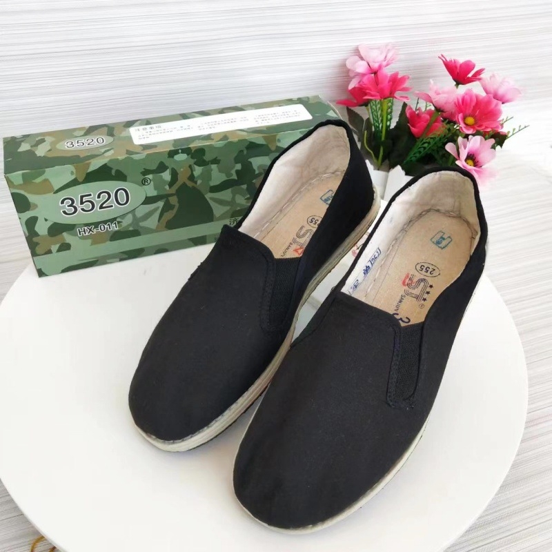 Cipele od platna slip-on, okrugli vrh, niski kroj, elastična traka, vulkanizirana gumena potplat
