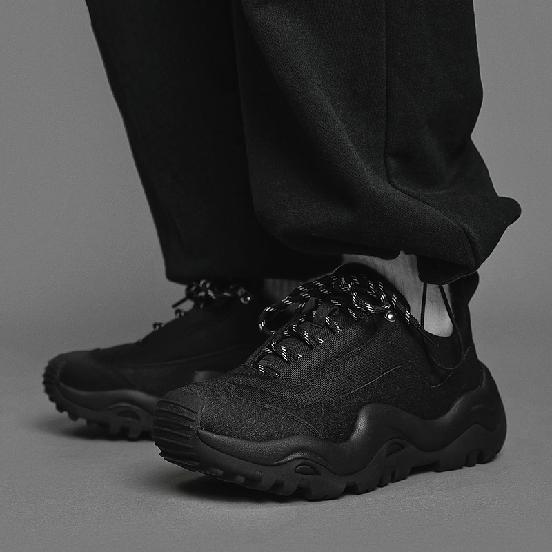 Unisex planinarske cipele za outdoor izlete, gornji dio od Oxford platna, zaobljeni vrh, srednja peta 3-5 cm, potplat od kompozita, mrežasta podstava
