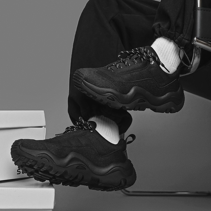 Unisex planinarske cipele za outdoor izlete, gornji dio od Oxford platna, zaobljeni vrh, srednja peta 3-5 cm, potplat od kompozita, mrežasta podstava