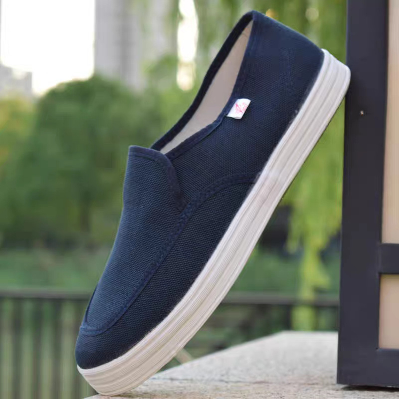 Jihua 3537 Kanvas Slip-On Tenisice, Unisex, Niskog profila, Okrugli vrh, Gumeni potplat