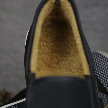 Unisex υφασμάτινα παπούτσια για άνδρες και γυναίκες με στρογγυλό δάχτυλο, άνω τμήμα από βαμβακερό ύφασμα, πλαστική σόλα, εσωτερική επένδυση από τεχνητό μαλλί, χαμηλό τακούνι (στρογγυλός δάχτυλος, άνω από βαμβακερό ύφασμα, πλαστική σόλα, τεχνητό μαλλί επένδ