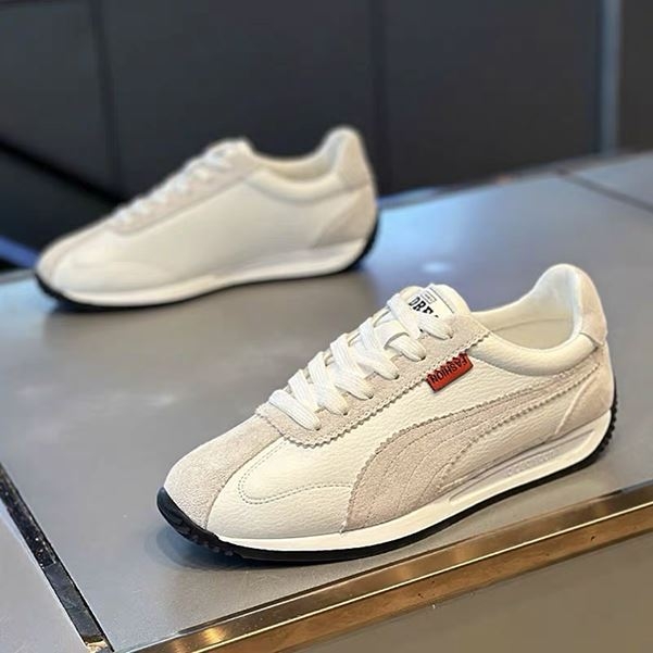 Unisex Fisherman tenisice – minimalistički stil, umjetna koža, color-block uzorak, niski potplat 1–3 cm