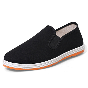 Tekstilne slip-on radne cipele, unisex, prozračne, otporne na habanje, gornji dio od pamuka, gumena potplat