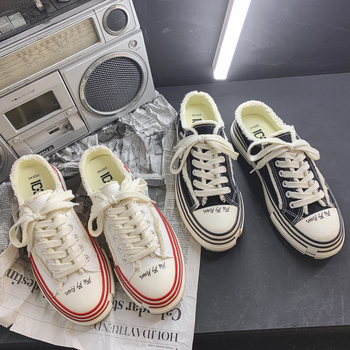 Adidași din pânză pentru bărbați, stil coreean, respirabili și ușori, talpă din cauciuc, închidere cu șireturi, croială joasă, pentru vară și primăvară