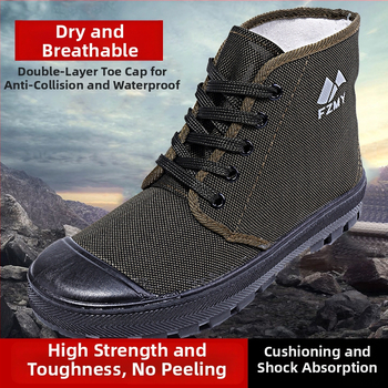 Pantofi: înalți, din canvas, talpă din PVC, antiderapant și rezistenți la uzură