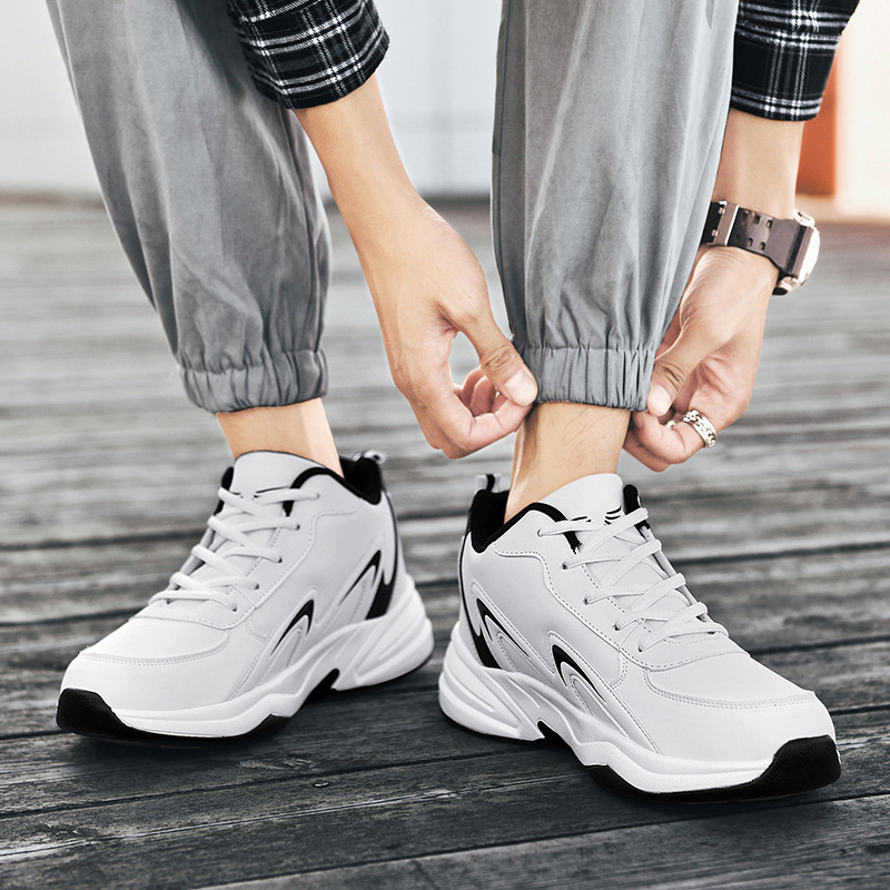 Unisex αθλητικά παπούτσια – μυτερή μύτη, χαμηλό επάνω μέρος, microfiber δέρμα επάνω, κορδόνια, καουτσούκ σόλα