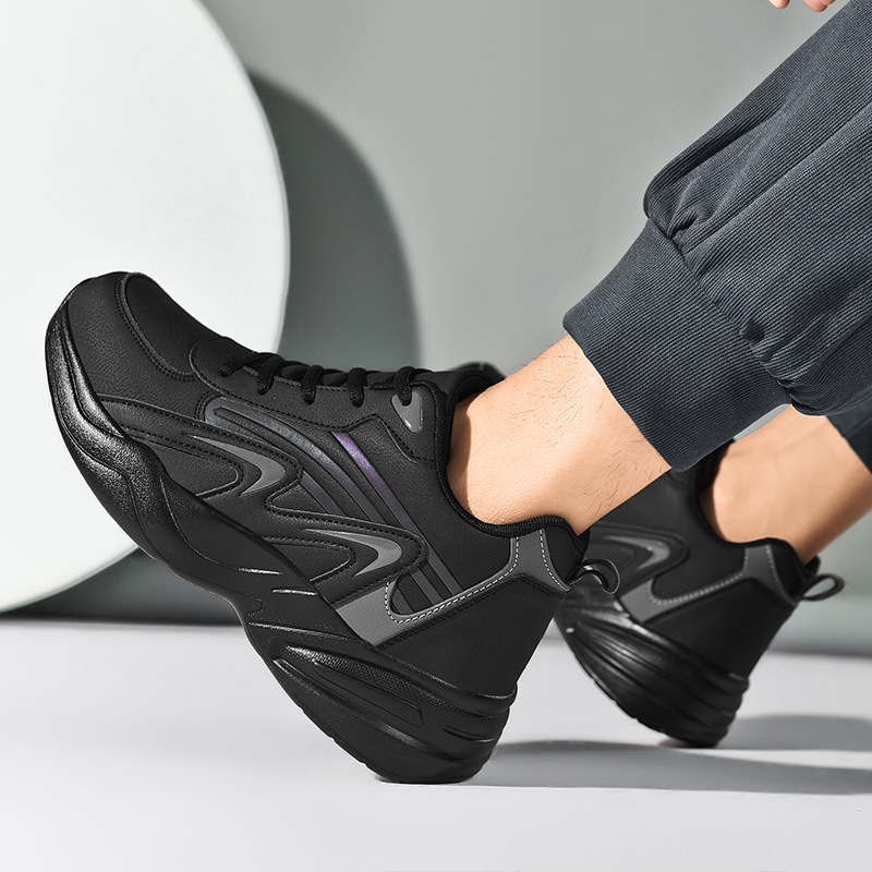 Unisex αθλητικά παπούτσια – μυτερή μύτη, χαμηλό επάνω μέρος, microfiber δέρμα επάνω, κορδόνια, καουτσούκ σόλα