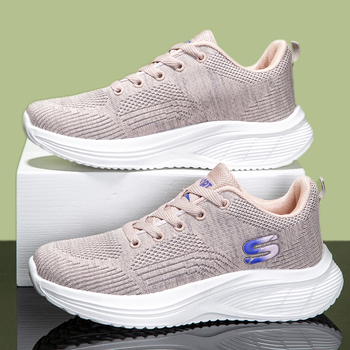 Sportske tenisice casual stila za svakodnevnu upotrebu s prozračnim mrežastim gornjim dijelom, lagane, anti-slip, otporne na habanje, vezanje na špage (EVA ulošak; TPR potplat)