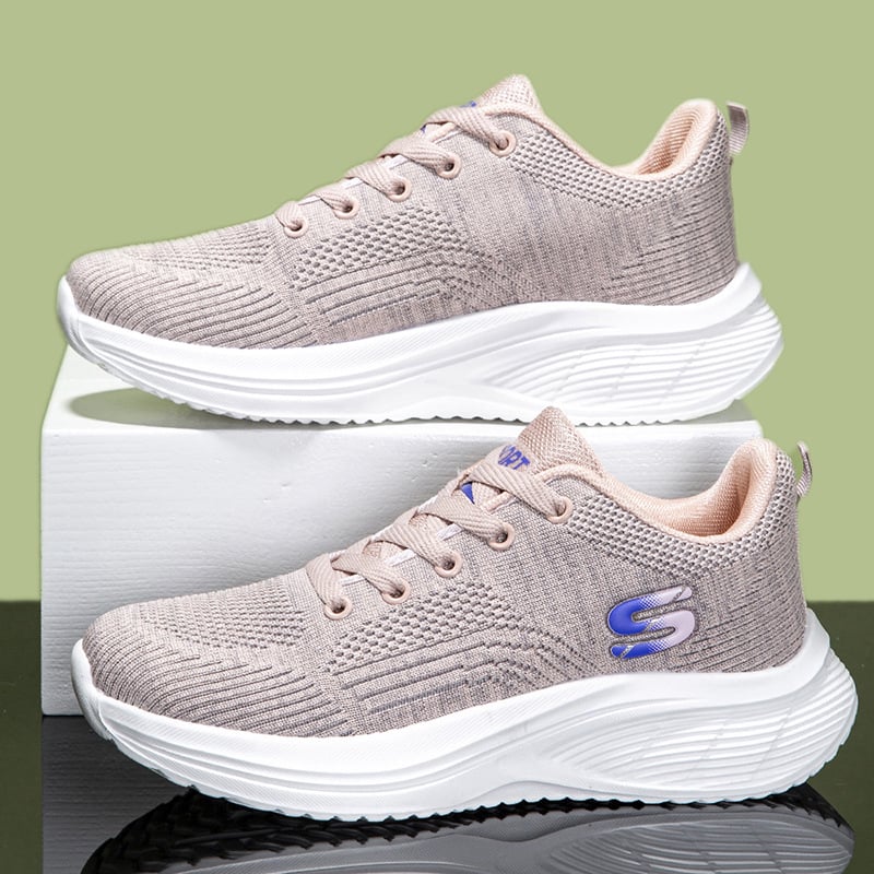 Sportske tenisice casual stila za svakodnevnu upotrebu s prozračnim mrežastim gornjim dijelom, lagane, anti-slip, otporne na habanje, vezanje na špage (EVA ulošak; TPR potplat)