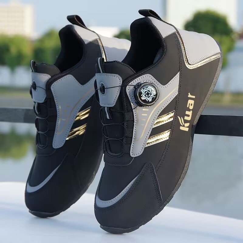 Muške sportske casual tenisice s PU gornjim dijelom, mrežastom unutrašnjom, EVA uloškom, injekcijski oblikovanom PVC sole, zatvaranje okretanjem kopče