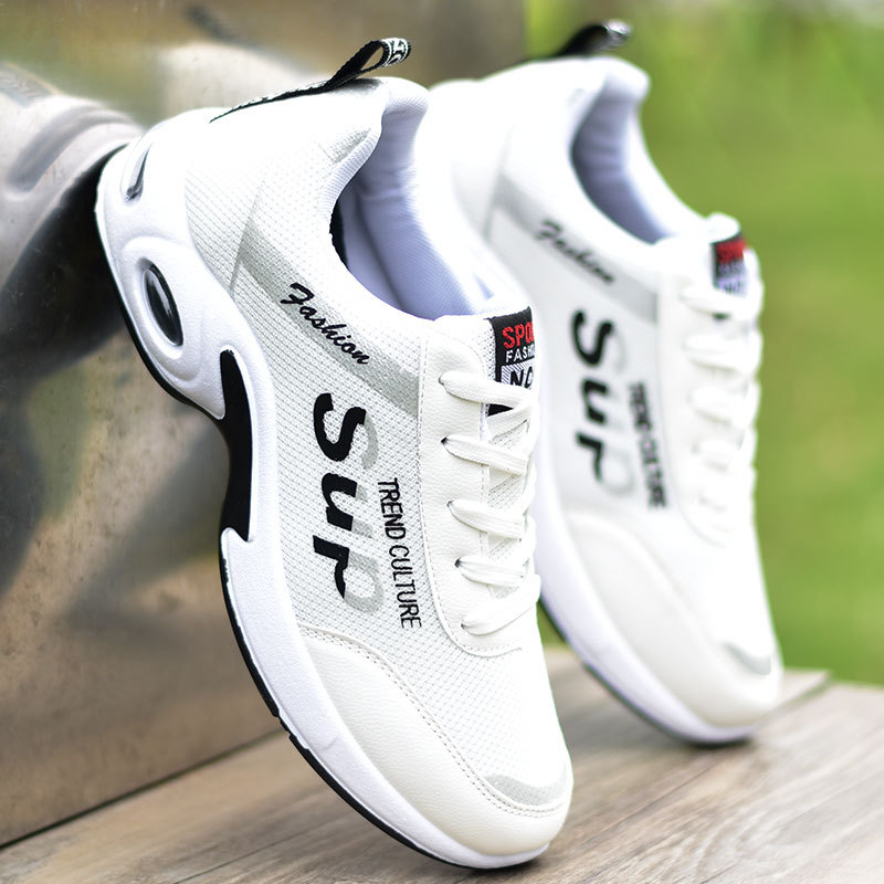 Ανδρικά αθλητικά παπούτσια casual με PU επάνω μέρος, σόλα από καουτσούκ; αδιάβροχα, διαπνοή, αντιολισθητικά; κλείσιμο με κορδόνια, χαμηλό αστράγαλο, στρογγυλή μύτη; κατάλληλα για χειμώνα, άνοιξη, φθινόπωρο.