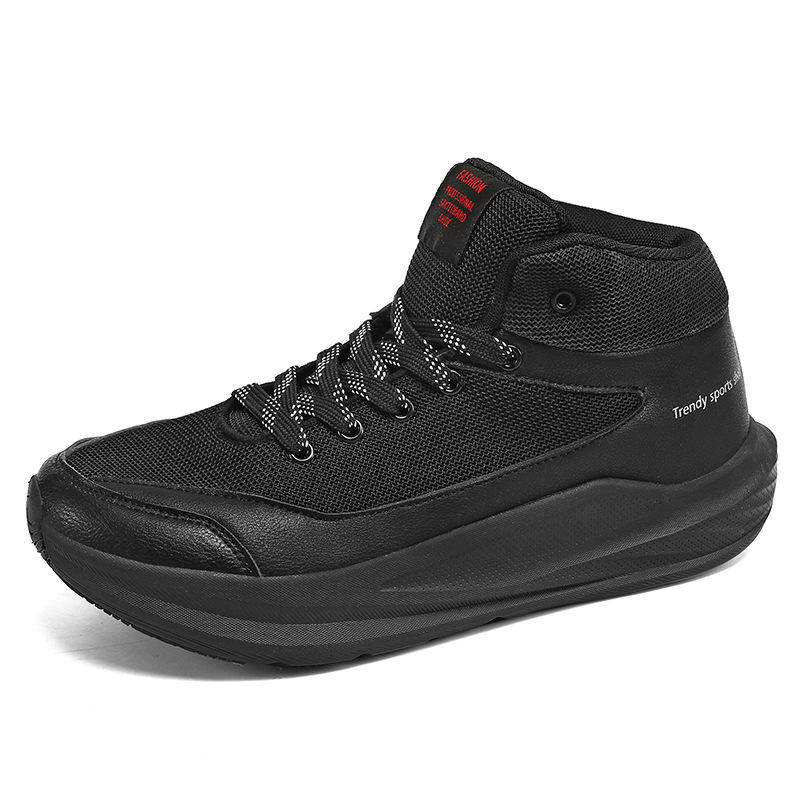 Muške tenisice za trčanje s visokim krojem, mrežasti gornji dio, PU potplat, vezanje