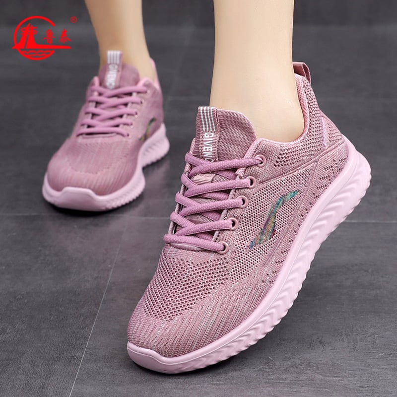 Pantofi sport casual bărbați cu partea superioară din plasă, respirabili, ușori, rezistenți la uzură, cu șireturi