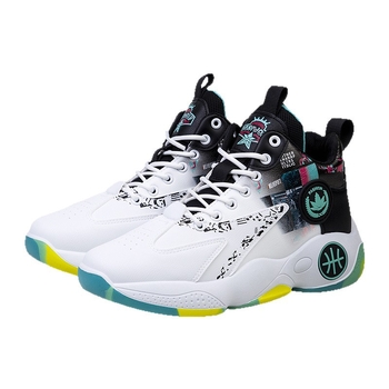 Ανδρικά παπούτσια μπάσκετ — διαπνέοντα, αδιάβροχα; επάνω μέρος από δέρμα, υψηλό προφίλ, με κορδόνια, σόλα χύτευσης με έγχυση (φθινόπωρο 2025)