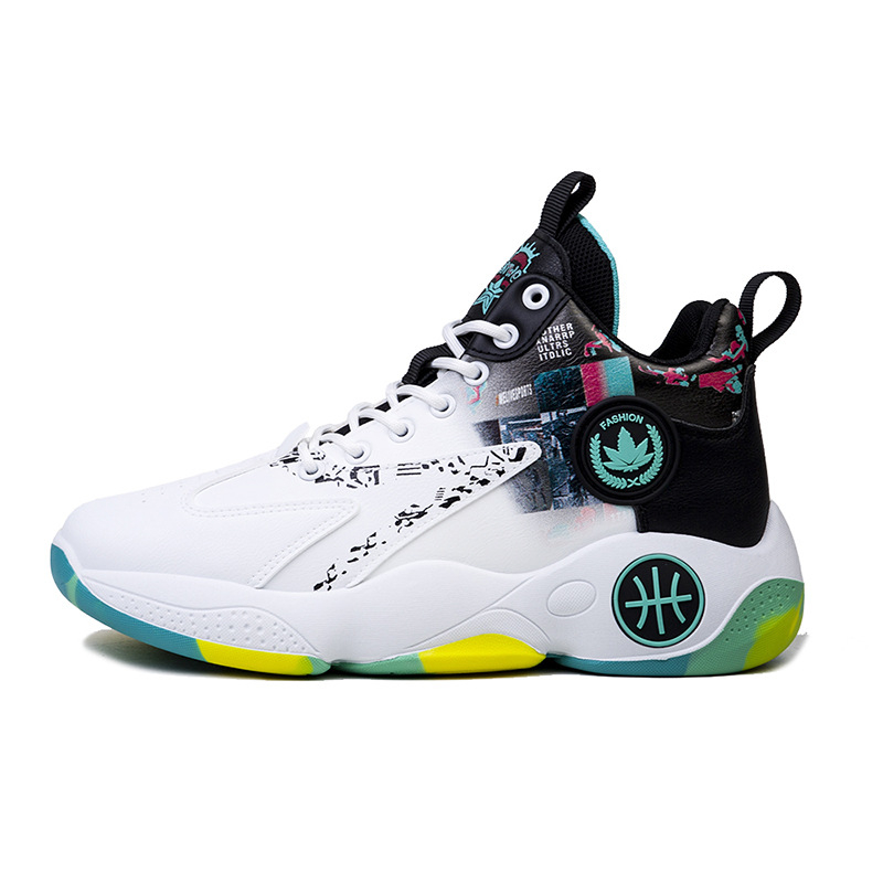 Ανδρικά παπούτσια μπάσκετ — διαπνέοντα, αδιάβροχα; επάνω μέρος από δέρμα, υψηλό προφίλ, με κορδόνια, σόλα χύτευσης με έγχυση (φθινόπωρο 2025)