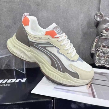 Pantofi sport casual pentru bărbați, partea superioară PU+mesh, talpă PVC, șireturi, respirabili și uscare rapidă