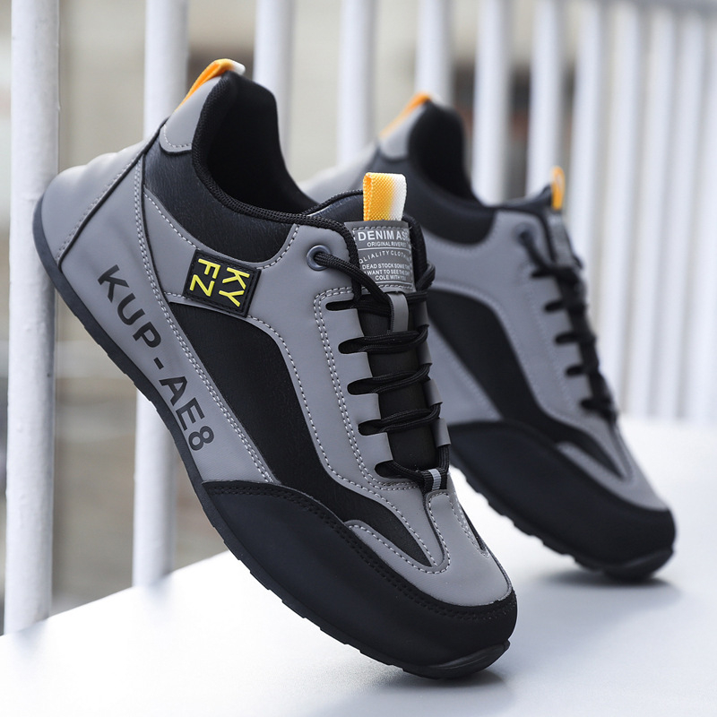 Muške tenisice tipa dad shoes — sintetička koža, unutrašnjost od tkanine, srednja visina gornjeg dijela, vezanje šnirama, prozračnost zimi