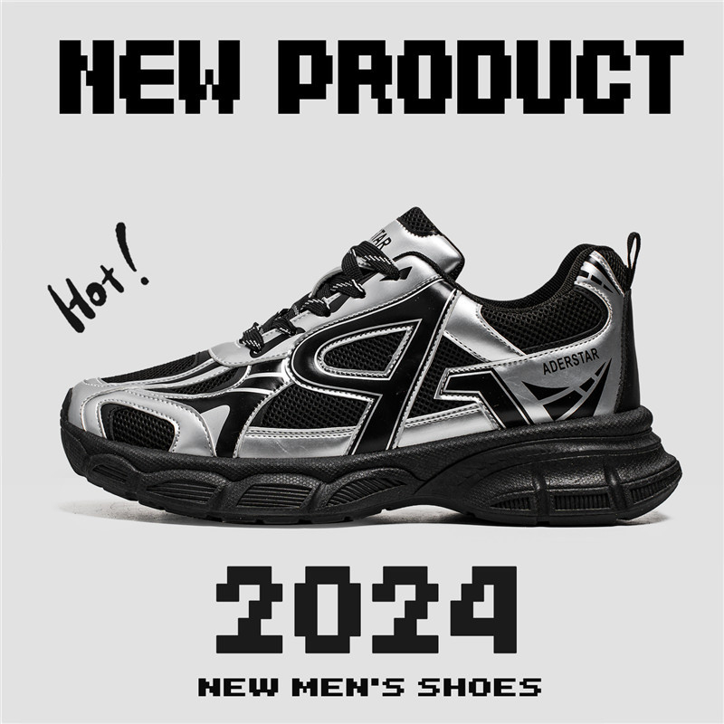 Ανδρικά παπούτσια για τρέξιμο με υφασμάτινο πάνω μέρος, κορδόνια, χαμηλός σχεδιασμός, ύψος φτέρνας 3–5 cm, σόλα από καουτσούκ με έγχυση