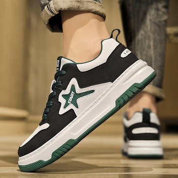 Ανδρικά αθλητικά παπούτσια καλοκαιριού – διαπνέον εσωτερικό, επάνω μέρος από Super fiber, πάτος από Microfiber leather, σόλα από καουτσούκ, κορδόνια