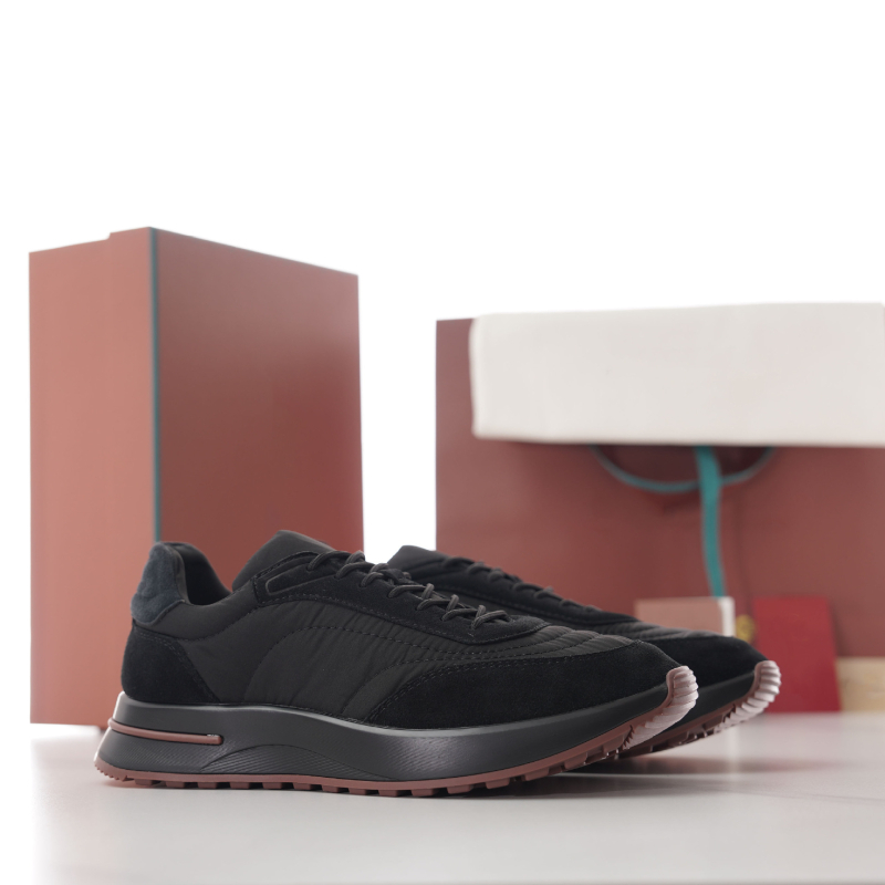 Pantofi platformă, talpă groasă, partea superioară din piele și țesătură, închidere cu șireturi, vârf rotund