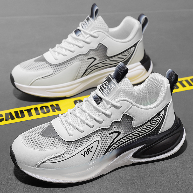 Pantofi de călătorie pentru bărbați, upper din superfiber, talpă din cauciuc, branț PU, închidere cu șireturi