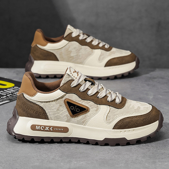 Ανδρικά παπούτσια τρεξίματος – φθινοπωρινό-χειμερινό, ελαφριά και άνετα; πάνω μέρος: υπερ-ίνες; σόλα: καουτσούκ και πλαστικό; κλείσιμο: κορδόνια; παχιά σόλα