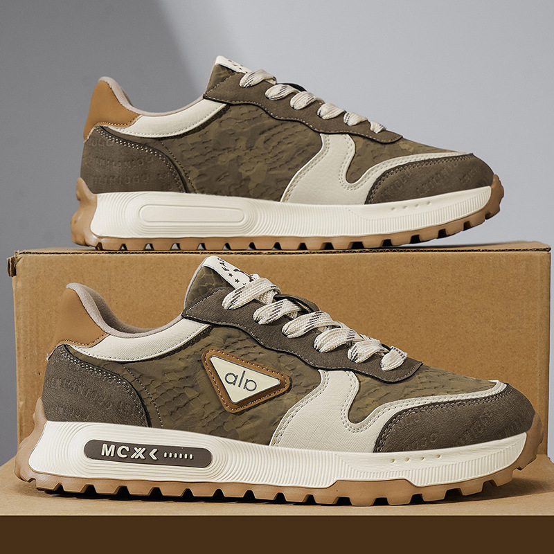 Ανδρικά παπούτσια τρεξίματος – φθινοπωρινό-χειμερινό, ελαφριά και άνετα; πάνω μέρος: υπερ-ίνες; σόλα: καουτσούκ και πλαστικό; κλείσιμο: κορδόνια; παχιά σόλα