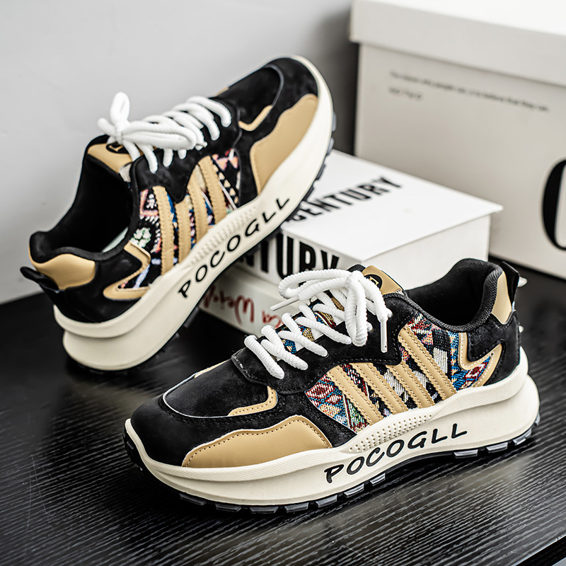 Pánske tenisky: priedušný vršok z plátna, ľahké, protišmykové, na šnúrky, EVA stielka