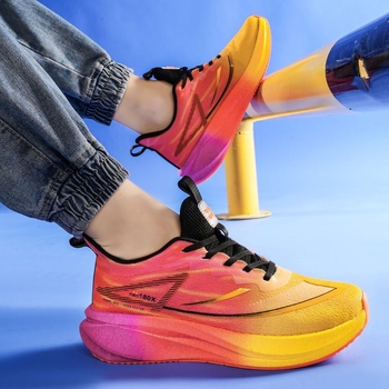 Ανδρικά παπούτσια τρεξίματος – υπερ-ελαφριά, διχτυωτό επάνω μέρος, διαπνέοντα, απορρόφηση κραδασμών, βολκανισμένη σόλα