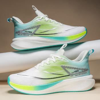 Ανδρικά παπούτσια τρεξίματος – υπερ-ελαφριά, διχτυωτό επάνω μέρος, διαπνέοντα, απορρόφηση κραδασμών, βολκανισμένη σόλα