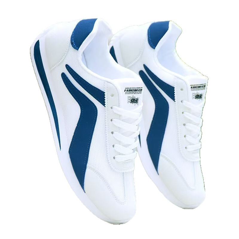 Pantofi sport casual pentru bărbați, superioare din plasă respirabilă, talpă din cauciuc, închidere cu șireturi, pentru vară și antrenament