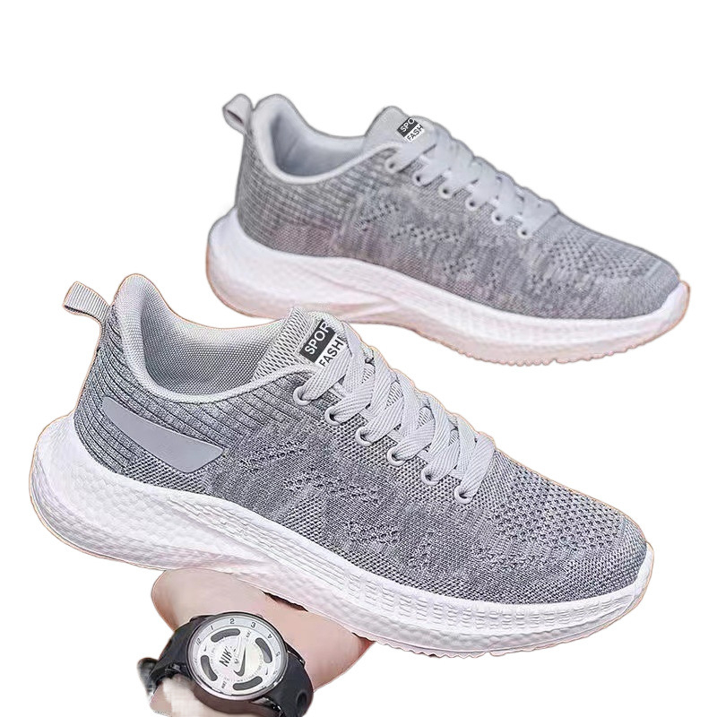 Pantofi sport din plasă pentru bărbați, respirabili, ușori, cu branț EVA și talpă din cauciuc, închidere cu bandă elastică