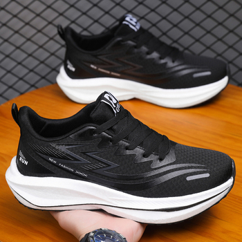 Pantofi sport casual unisex cu placă de carbon, partea superioară din plasă respirabilă, talpă EVA ușoară.