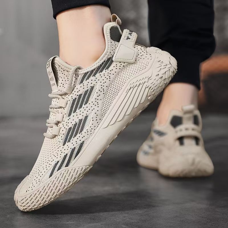 Adidași bărbați cu talpă groasă: respirabili, antimiros, impermeabili, cu șireturi