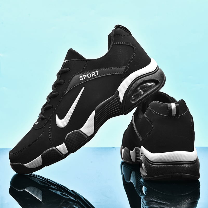 Αθλητικά παπούτσια καθημερινά με PU+mesh επάνω μέρος, EVA σόλα, κορδόνια, χαμηλό ύψος, στρογγυλή μύτη