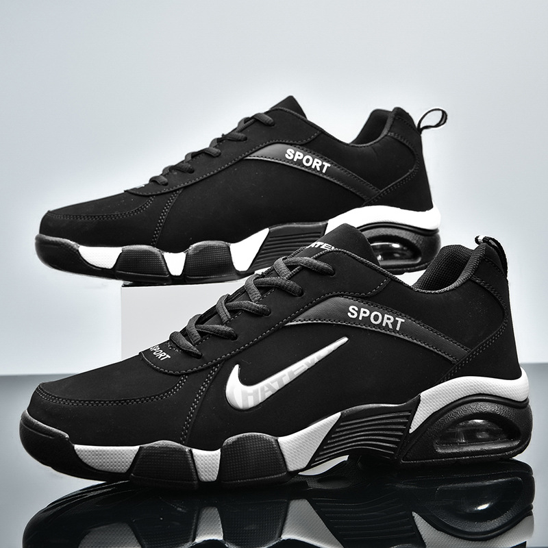 Αθλητικά παπούτσια καθημερινά με PU+mesh επάνω μέρος, EVA σόλα, κορδόνια, χαμηλό ύψος, στρογγυλή μύτη