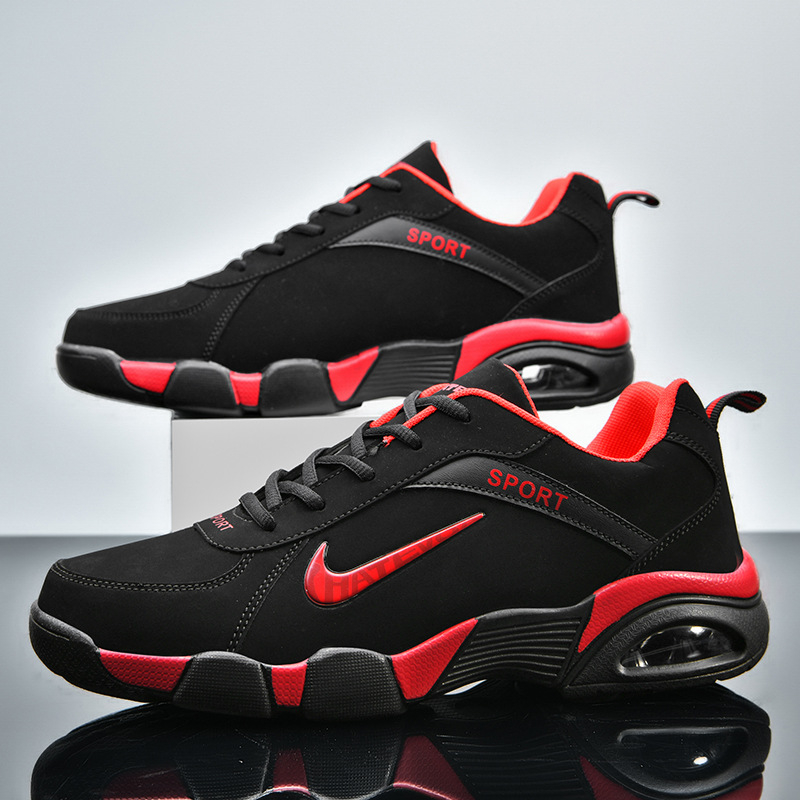 Αθλητικά παπούτσια καθημερινά με PU+mesh επάνω μέρος, EVA σόλα, κορδόνια, χαμηλό ύψος, στρογγυλή μύτη