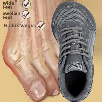 Unisex jooksujalatsid libisemiskindla tallaga, hingava võrgukattega ülaosaga, eesmine nööride kinnitusega, laia varba ruumiga, igapäevaseks kandmiseks, sobivad kõikidele aastaaegadele.