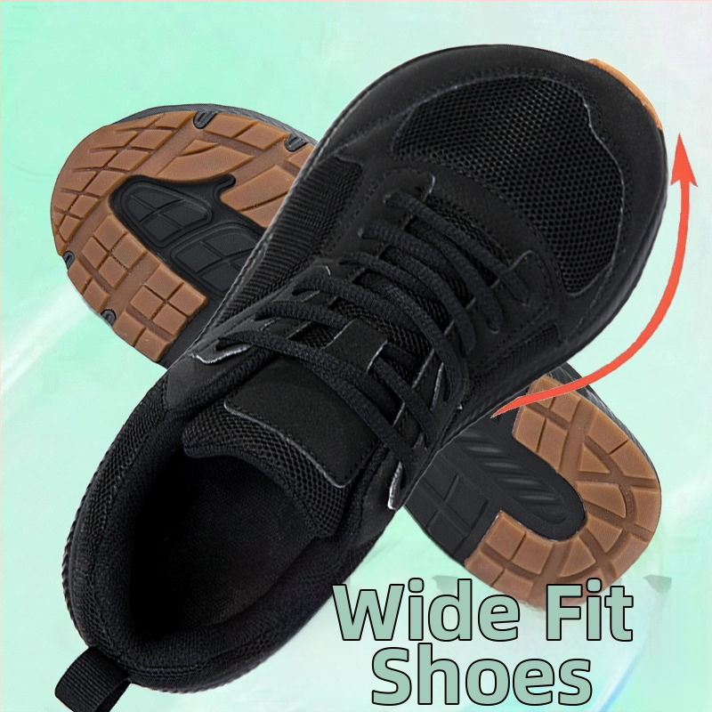 Unisex jooksujalatsid libisemiskindla tallaga, hingava võrgukattega ülaosaga, eesmine nööride kinnitusega, laia varba ruumiga, igapäevaseks kandmiseks, sobivad kõikidele aastaaegadele.