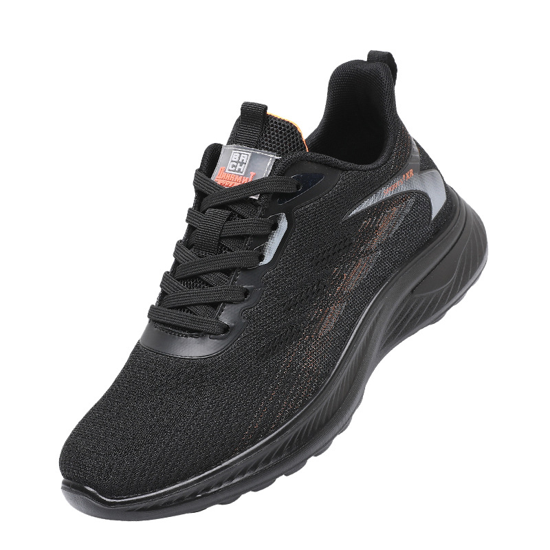 Pantofi de alergare unisex, cu plasă respirabilă pe partea superioară, talpă turnată prin injecție, talpă interioară PU, închidere cu șireturi, design ușor