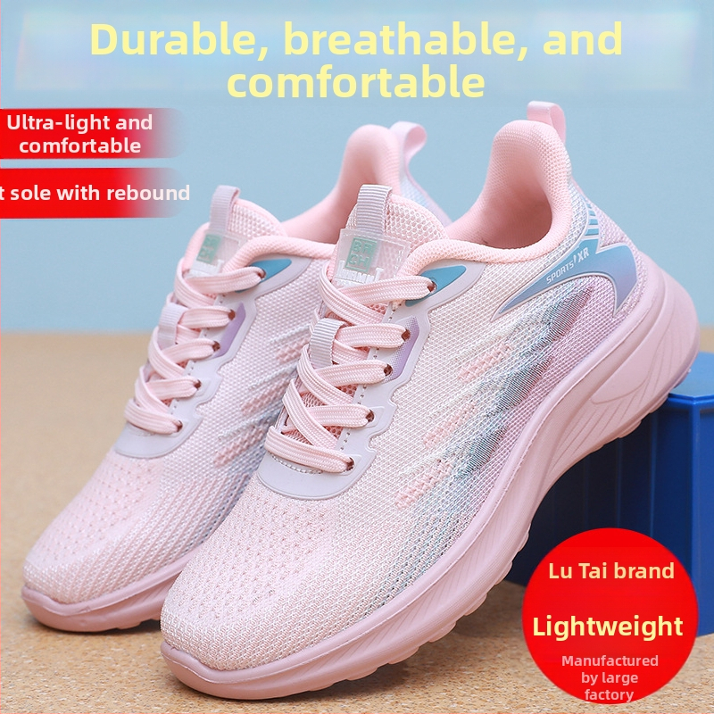 Pantofi de alergare unisex, cu plasă respirabilă pe partea superioară, talpă turnată prin injecție, talpă interioară PU, închidere cu șireturi, design ușor